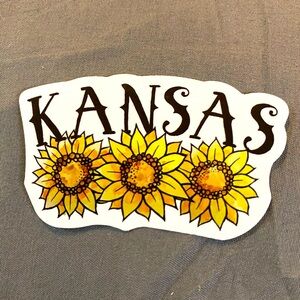 🌈20/$12🌈 Kansas Sunflower Sticker